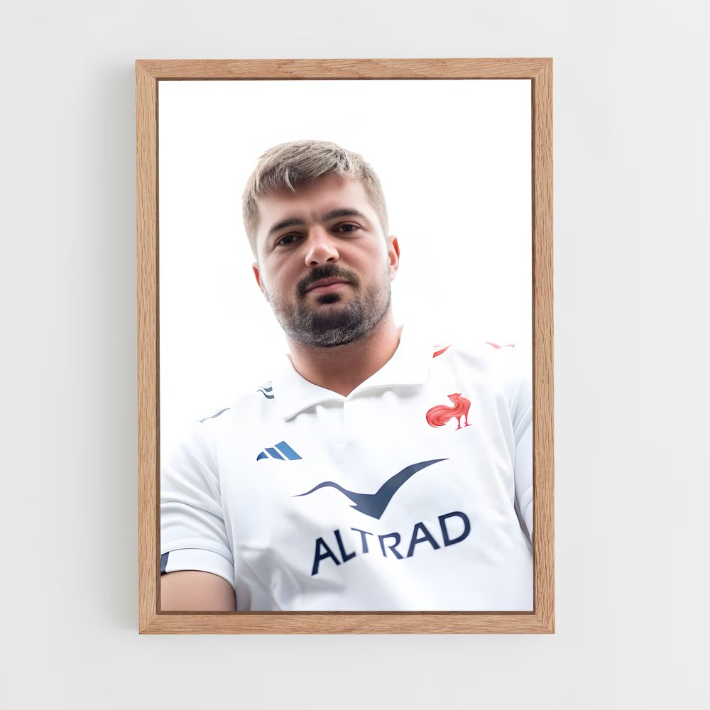 Poster Gregory alldritt authentiques – affiche Rugby (vue 4)